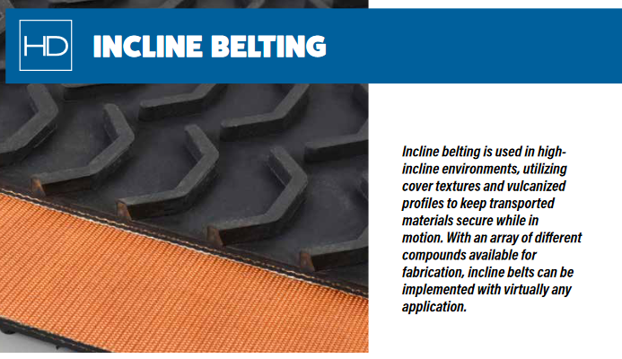 Beltservice Incline Belting